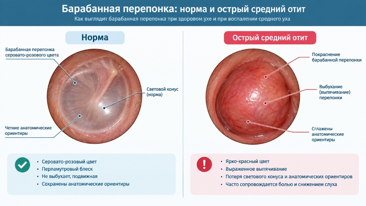 диагностика отита у новорожденных отоскопия